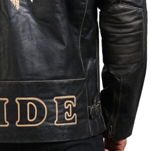Indian Skull Biker Leather Jacket