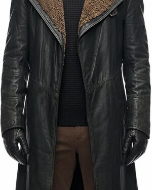 Alternative view of Blade Runner 2049 Ryan Gosling Coat