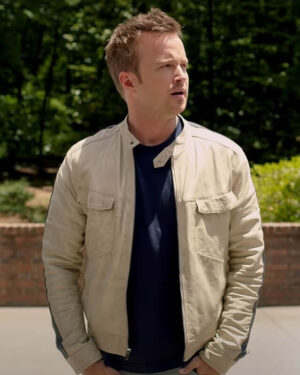 Aaron Paul Need for Speed Leather Jacket