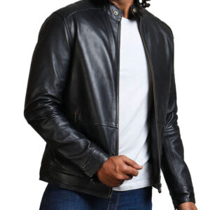 American Flag Skull Leather Jacket