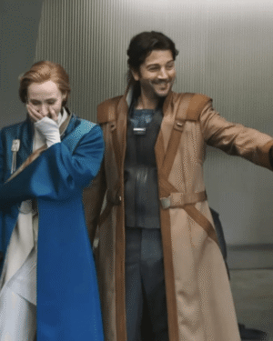 Cassian Andor Brown Suede Coat