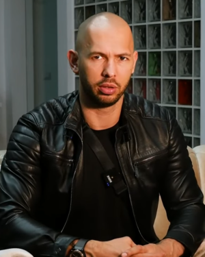 Andrew Tate Top G Black Leather Jacket