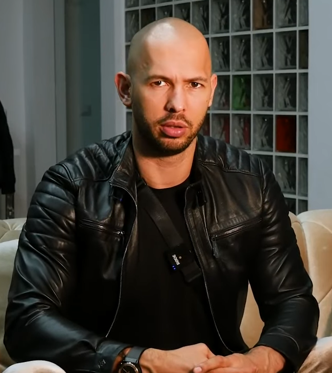 Andrew Tate Top G Black Leather Jacket