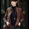 The Devil Wears Prada Anne Hathaway Leather Jacket