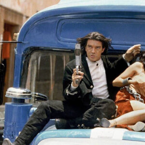 Antonio Banderas Black Coat