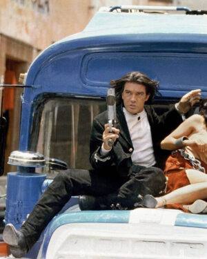 Antonio Banderas Black Coat