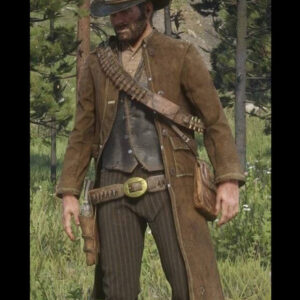 RDR 2 Arthur Morgan Brown Leather Coat