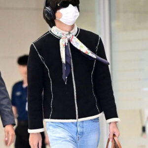 BTS V Kim Taehyung Suede Jacket