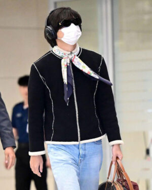 BTS V Kim Taehyung Suede Jacket