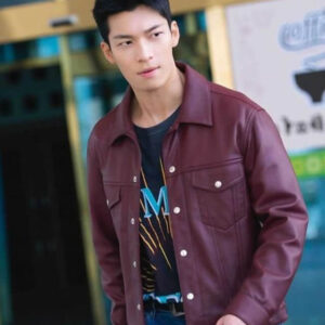 Wi Ha-joon Bad and Crazy Trucker Leather Jacket