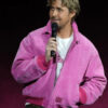 Barbiecore Fashion Ryan Gosling Pink Bomber Jacket