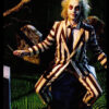 Beetlejuice Halloween Costume Black and White Suit