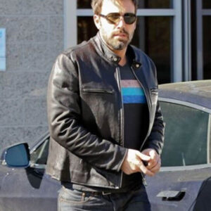 Ben Affleck Black Leather Jacket