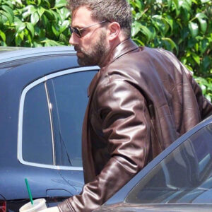 Ben Affleck Brown Leather Jacket