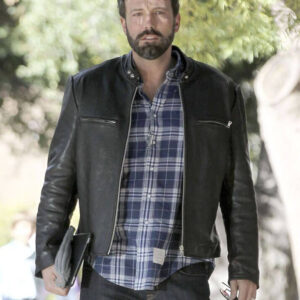 Ben Affleck Black Leather Jacket