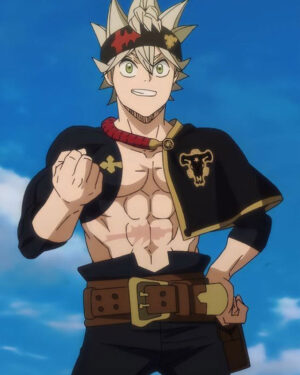 Black Clover Asta Leather Robe
