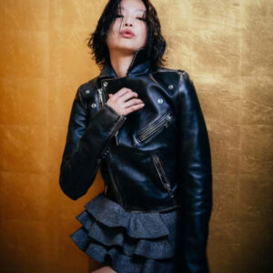 Blackpink Jennie Biker Leather Jacket