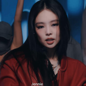 Blackpink Jennie Live Performance Red Leather Jacket
