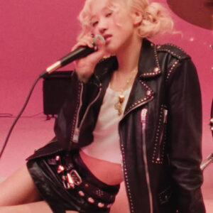 Blackpink Rose Apt Biker Leather Jacket