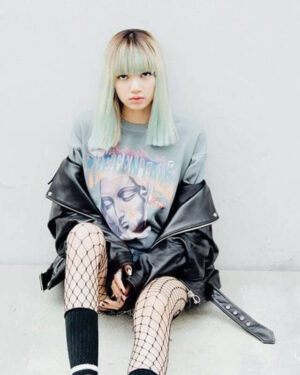 Blackpink Stay Lisa Biker Leather Jacket