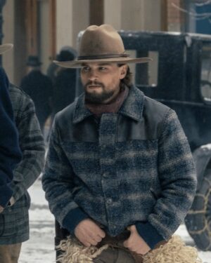 1923 Jack Dutton Yellowstone Checkered Jacket