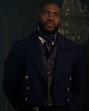 Bridgerton S02 Will Mondrich Blue Tailcoat