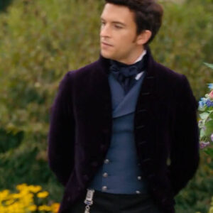 Anthony Bridgerton Purple Coat S02