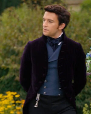 Anthony Bridgerton Purple Coat S02