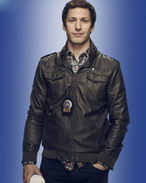 Brooklyn Nine-Nine Detective Jake Peralta Bomber Leather Jacket