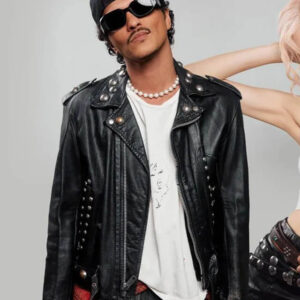 Bruno Mars Apt Biker Leather Jacket