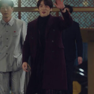 Crash Landing on You Kim Jung-Hyun Maroon Coat
