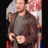 Chris Pratt Brown Leather Jacket