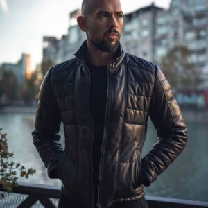 Cobra Andrew Tate Leather Puffer Jacket
