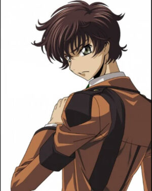 Code Geass Suzaku Kururugi Brown jacket