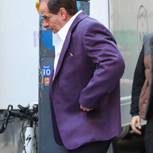 The Penguin Colin Farrell Purple Blazer