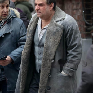 The Penguin Colin Farrell Shearling Leather Coat