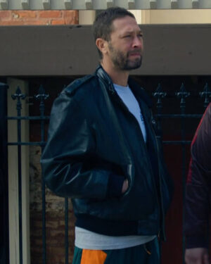 The Bear Richie Bomber Leather Jacket