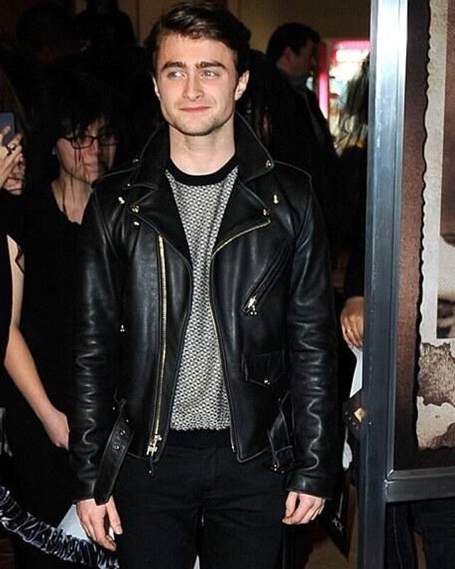 Daniel Radcliffe Biker Leather Jacket