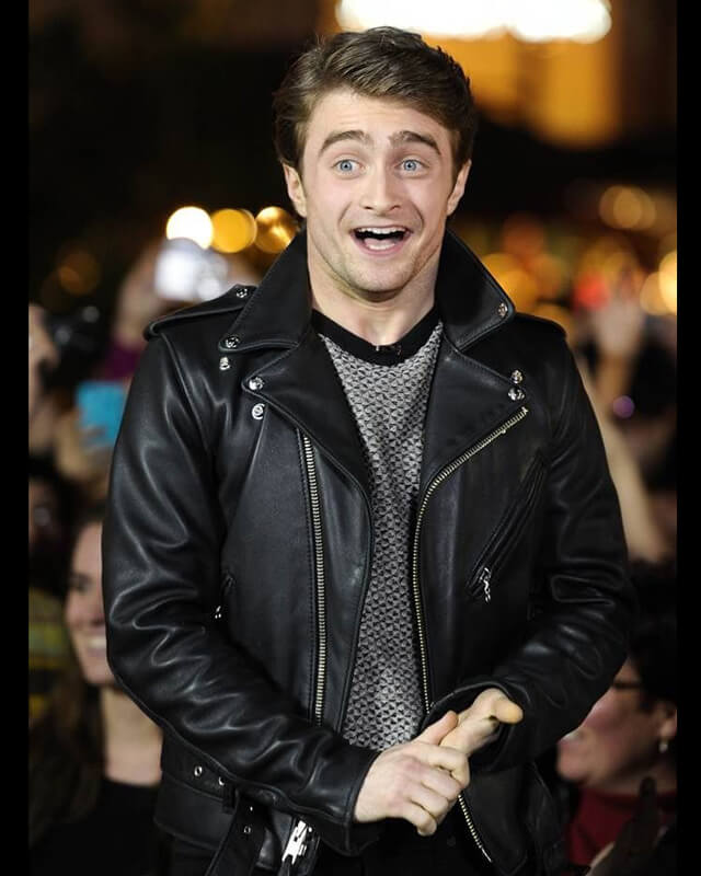 Daniel Radcliffe Biker Leather Jacket