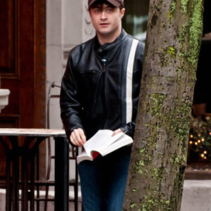 Daniel Radcliffe Black Leather Jacket
