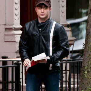Daniel Radcliffe Black Leather Jacket