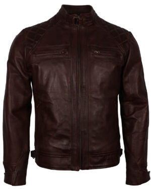 Dark Brown Motorcycle Leather Jacket