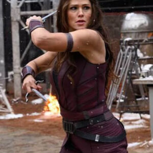 Elektra Cosplay Leather Vest