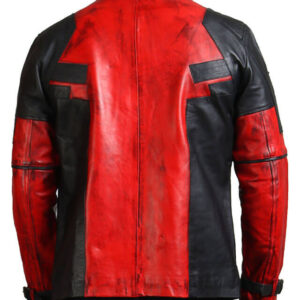 Black and Red Leather Jacket