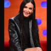 Demi Moore Black Leather Jacket