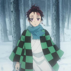 Tanjiro Kamado Demon Slayer Checkered Coat