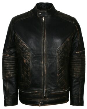 Skull Leather Jacket New Look Biker Jacket Mens