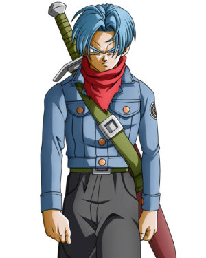 Future Trunks Blue Leather Jacket