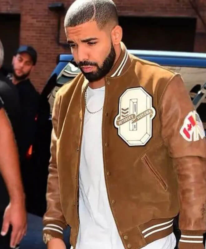 Drake Brown Varsity Jacket