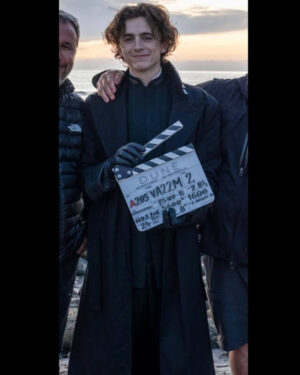 Dune Timothée Chalamet Black Coat